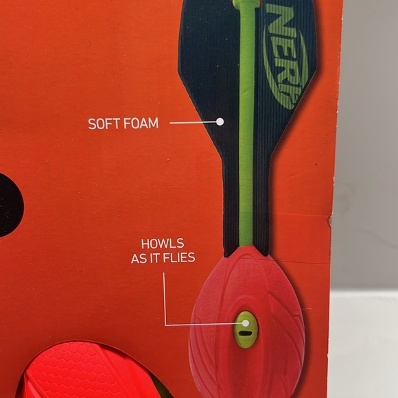 NERF VORTEX AERO HOWLER RED BRAND NEW long distance football indoor kids toy - Picture 7 of 10